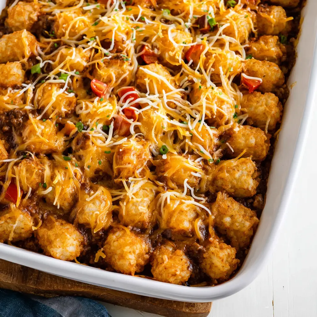 Mexican Tater Tot Casserole Ground Beef Your Family Will Love Now 1 Mexican Tater Tot Casserole Ground Beef recipe, served and ready to eat, easy homemade dish