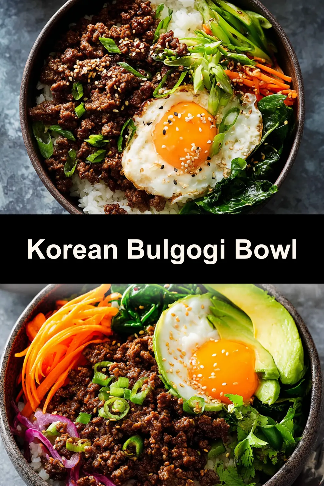 Ground Beef Korean Bulgogi Bowl Warm Satisfying Real Flavor Made Simple 3 Ground Beef Korean Bulgogi Bowl recipe, served and ready to eat, easy homemade dish